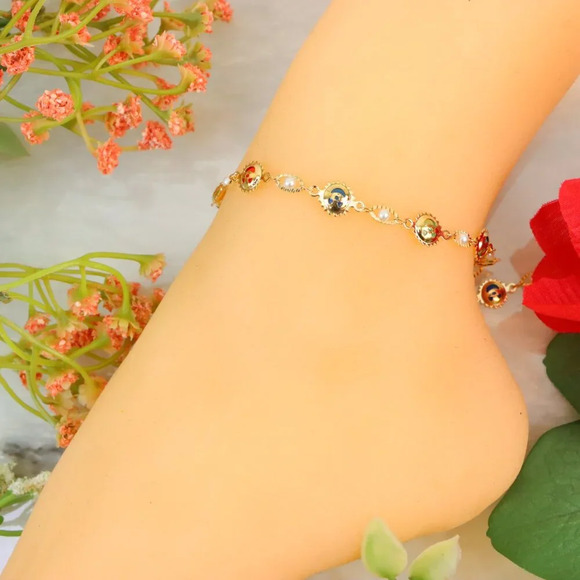 "New Beautiful Design Anklet for Women/Girls, Gift, A576 - Picture 6 of 10